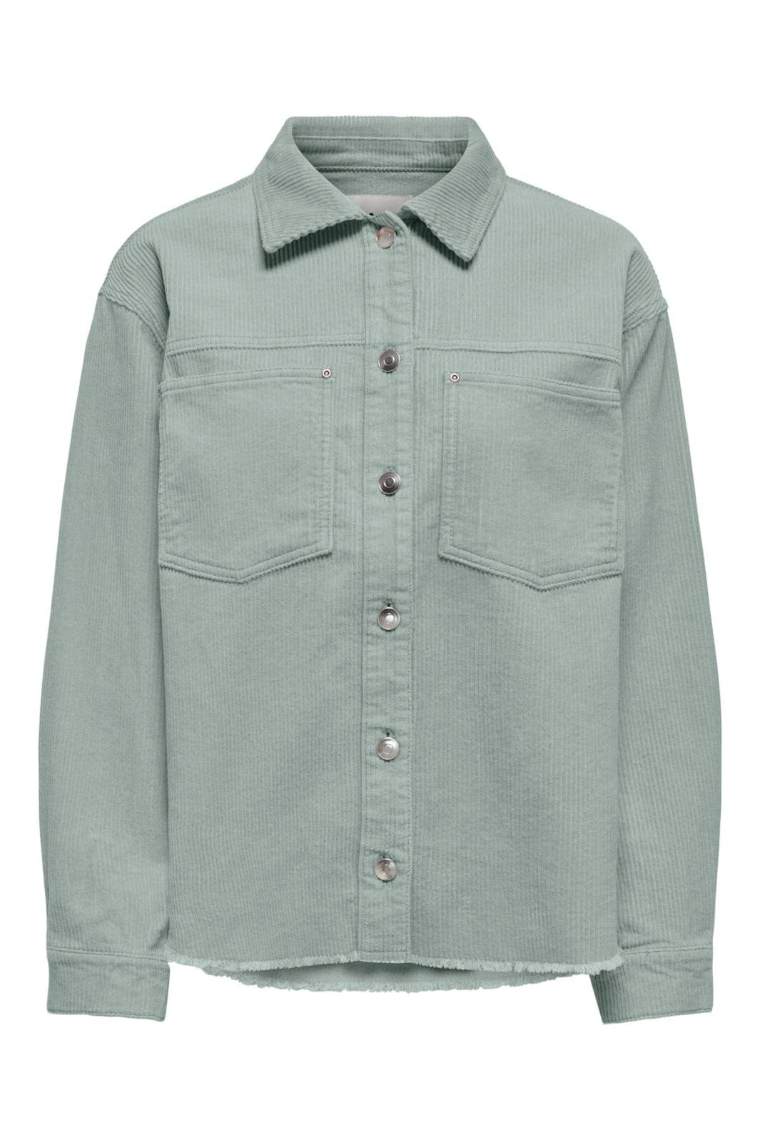 Only - Onlmaiko-Bitten L/S Cord Shacket Cc - 4983305 Jadeite