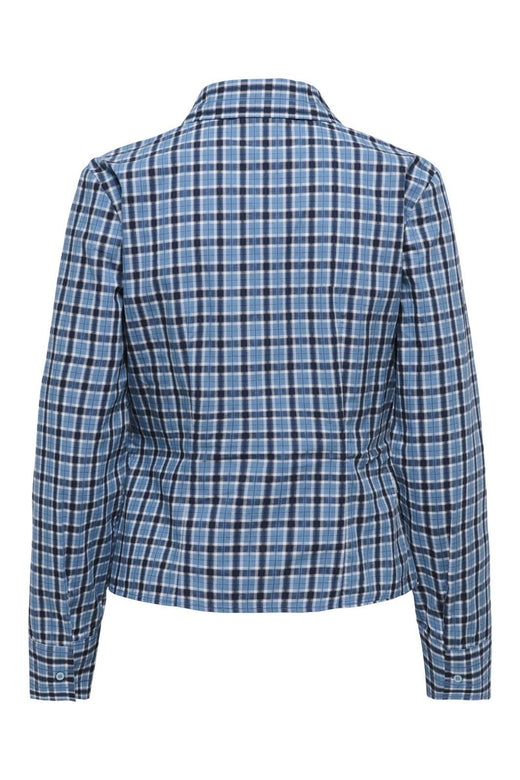 Only - Onlmarlo Ls Fitted Check Shirt - 4941262 Little Boy Blue W. Medieval Blue