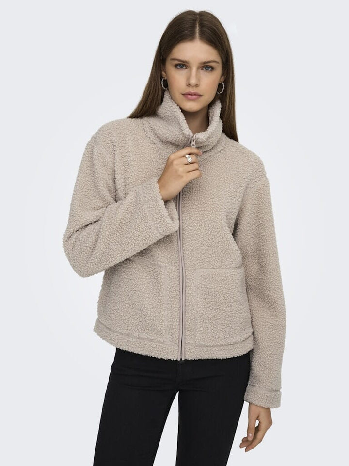 Only - Onlmegan Teddy Jacket - 4959577 Satellite Fleece jakker 