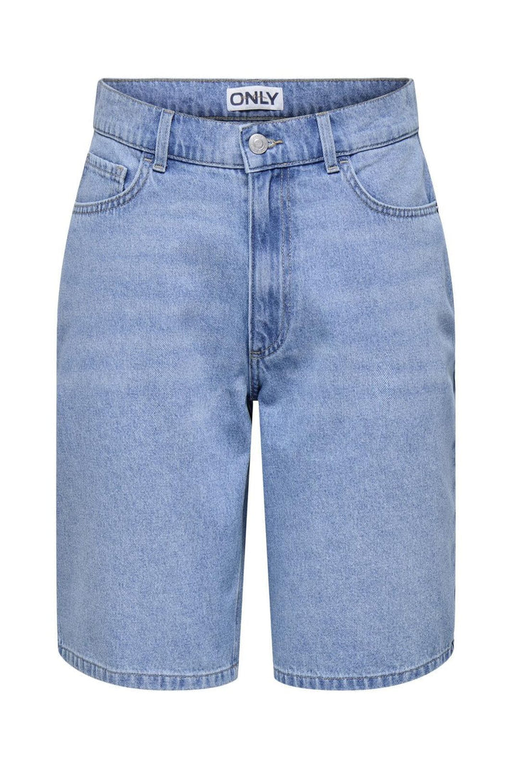 Only - Onlmerla Long Shorts Akm Moch - 4797726 Light Blue Denim