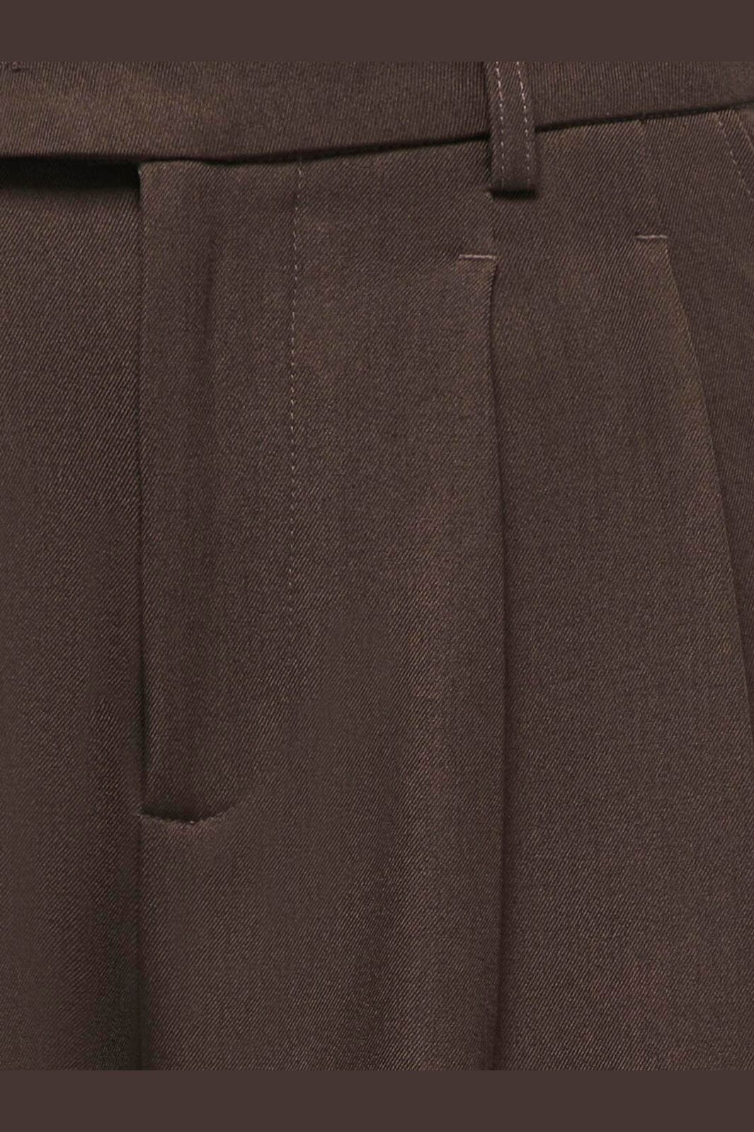 Only - Onlmiles Pleat Wide Pant Tlr - 5177007 Coffee Bean