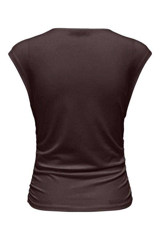 Only - Onlmira Capsl Ruching Top - 4985037 Black Coffee