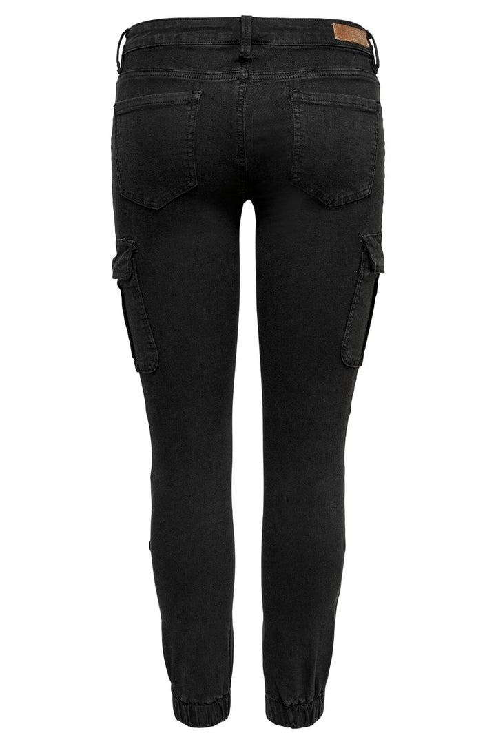 Only - Onlmissouri Reg Cargo - 3372093 Black Black Washed Bukser 