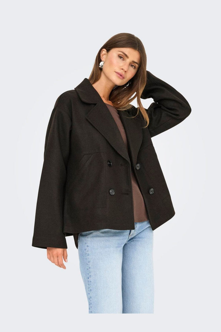 Only - Onlnancy Jacket - 4967041 Chocolate Torte Melange