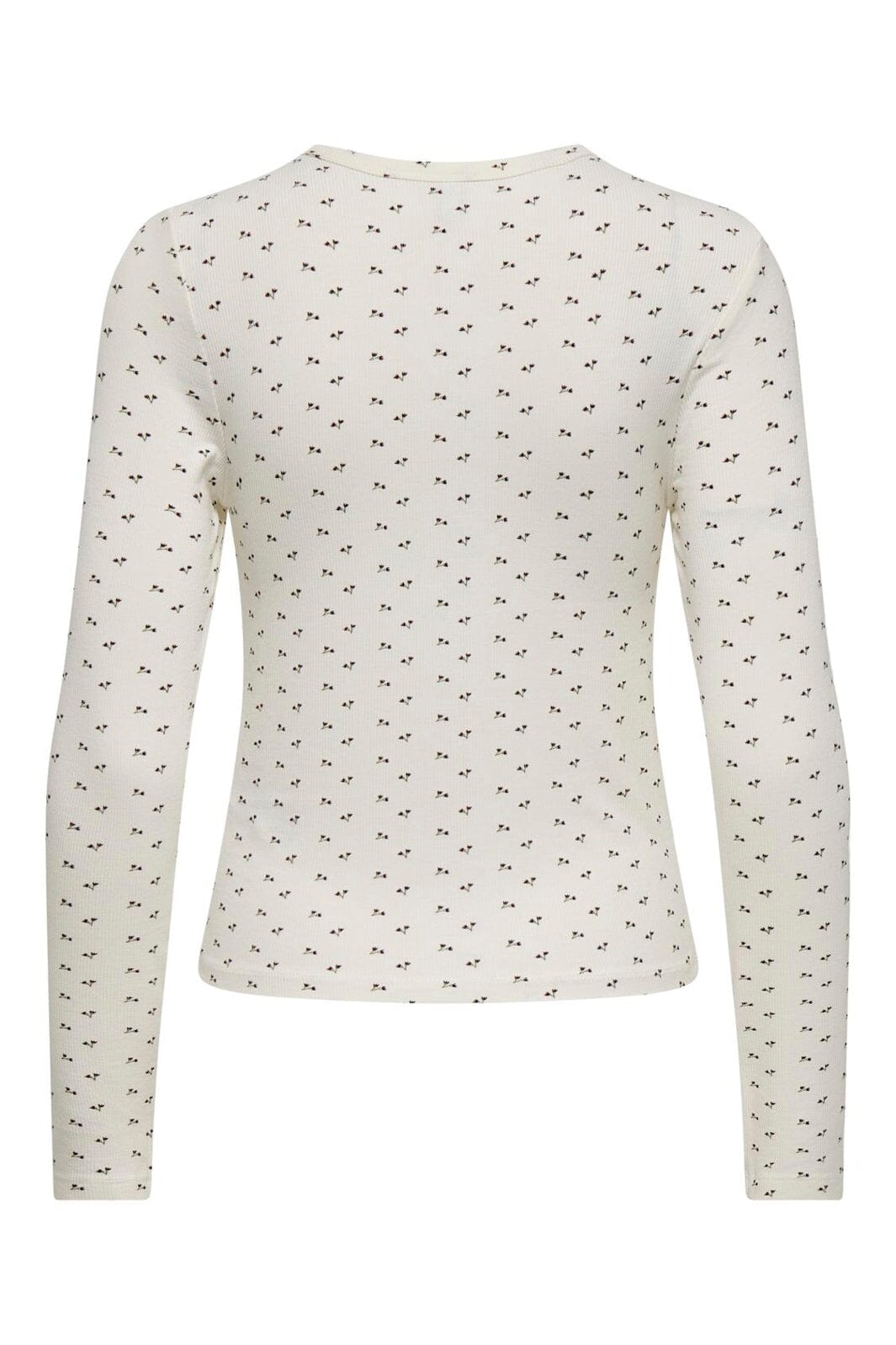 Only - Onlnora L/S Cardigan - 4977938 Cloud Dancer Little Flower Winetasting