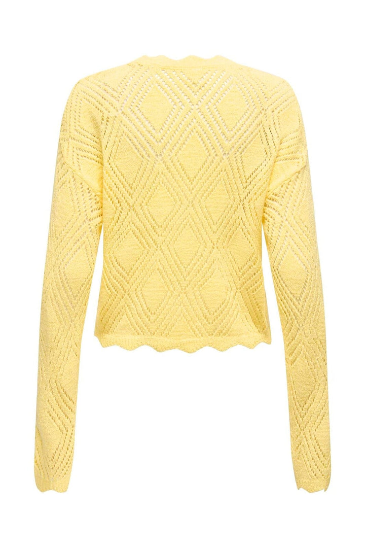 Only - Onlpamela Ls Struct Pullover Cc Knt - 4901687 Sunlight