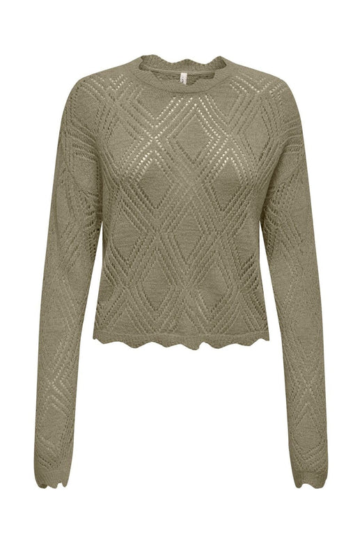 Only - Onlpamela Ls Struct Pullover Cc Knt - 4981948 Mermaid