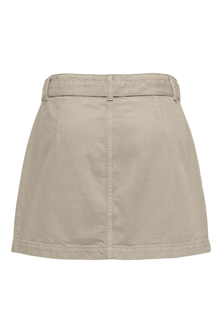 Only - Onlprime Belt Wrap Skirt - 4572490 Plaza Taupe