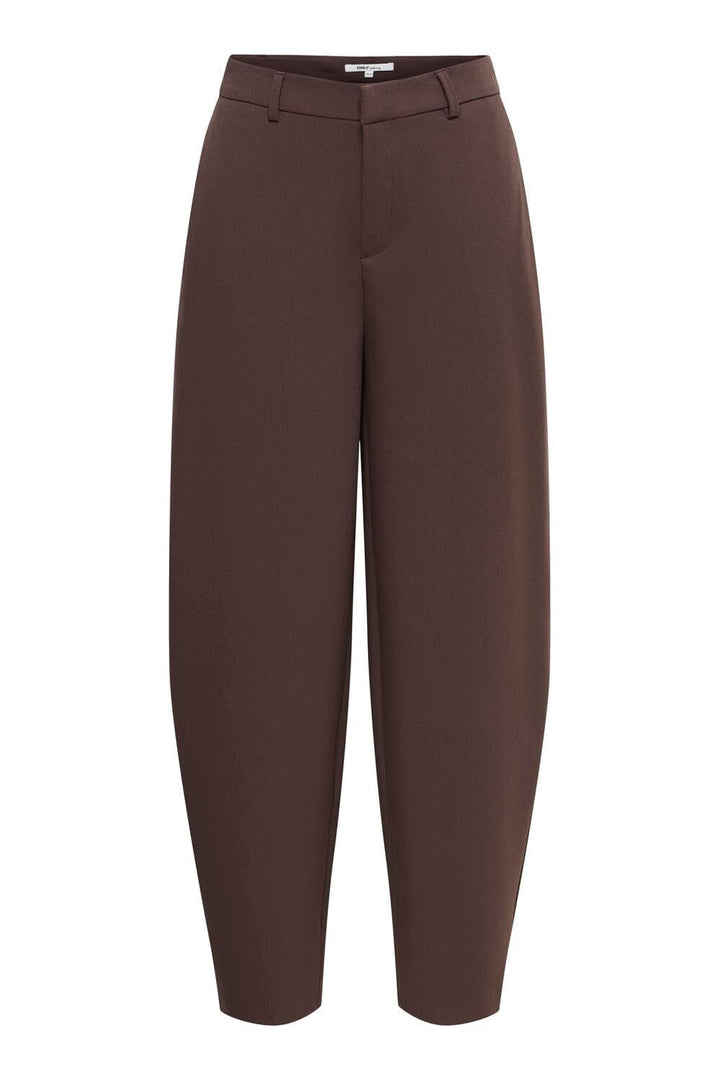 Only - Onlraven Barrel Pant Tlr - 5103646 Coffee Bean Bukser 