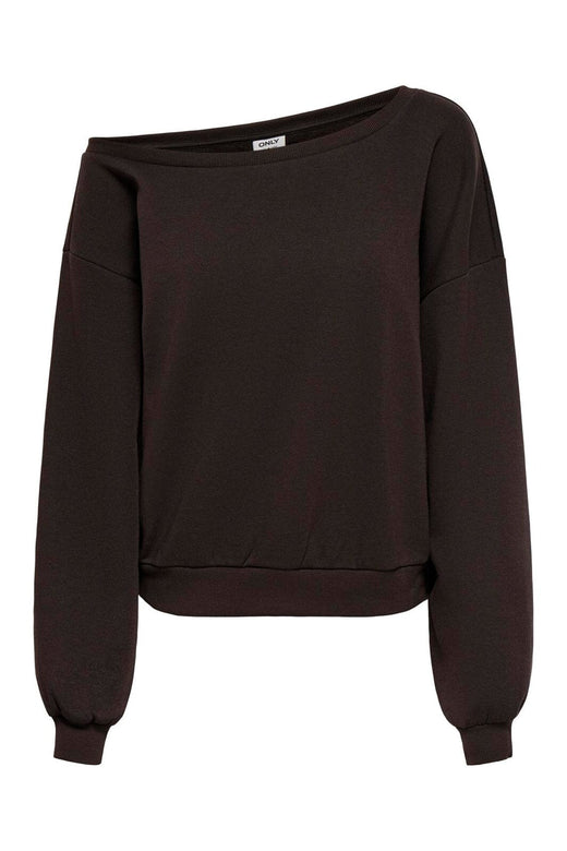 Only - Onlrhina L/S One Shoulder Swt - 5084983 Chocolate Torte