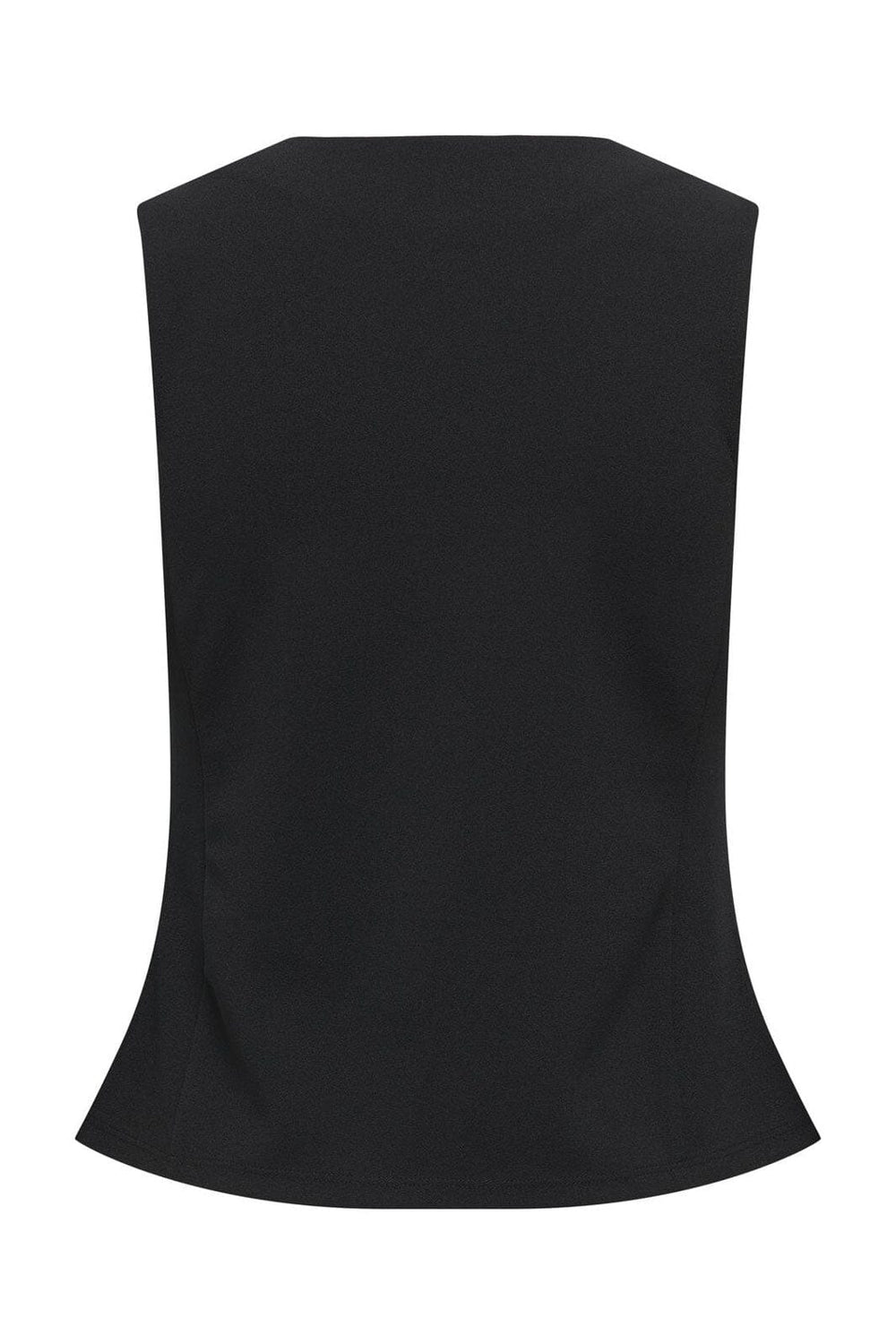 Only - Onlsania Life S/L Button Vest - 4869370 Black