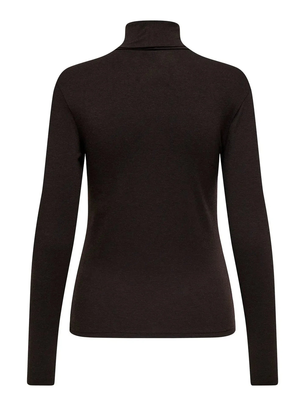 Only - Onlsia L/S Roll Neck Top Box - 4928790 Cabernet Melange Toppe 