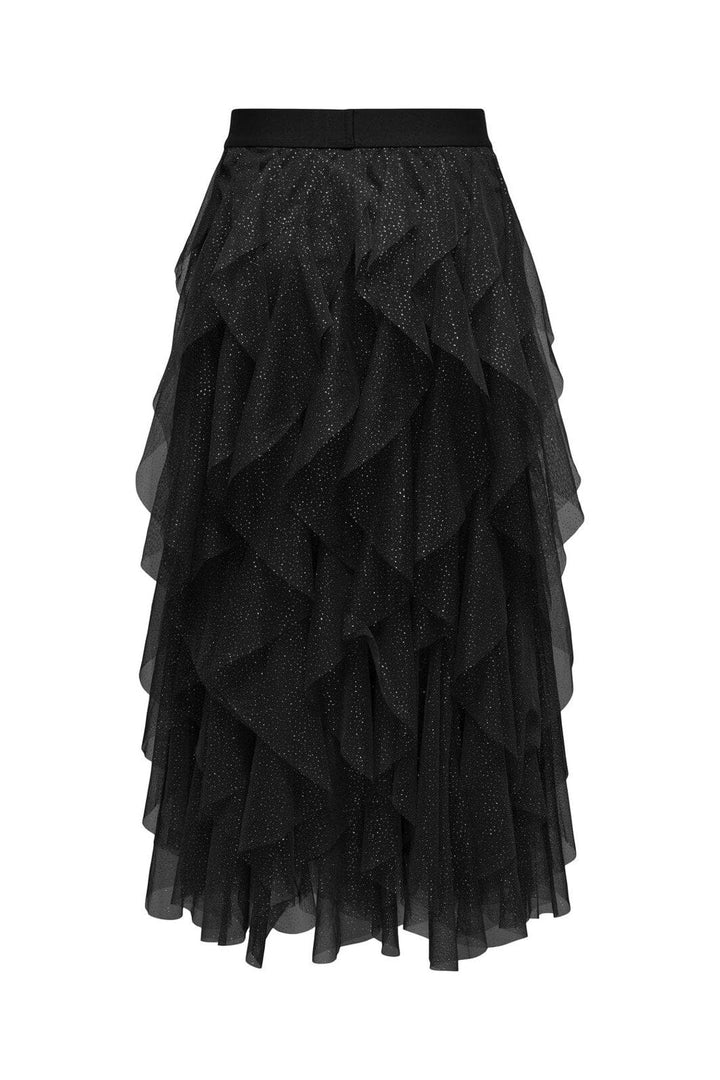 Only - Onlsky Glitter Skirt - 4674334 Black Black Glitter