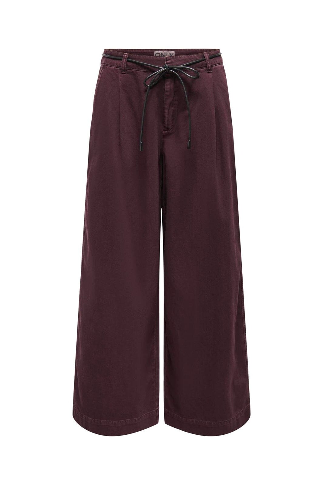 Only - Onlsilla Lw Belt Baggy Wide Pant Cc - 5044821 Fudge