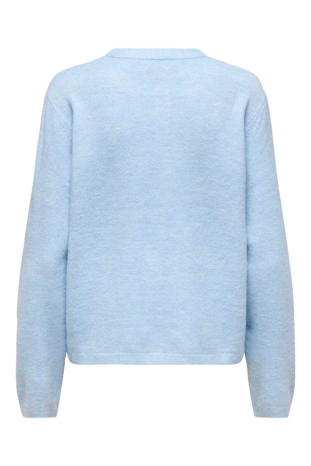 Only - Onlsimoni L/S O-Neck Cardigan Knt - 4959606 Cashmere Blue Melange