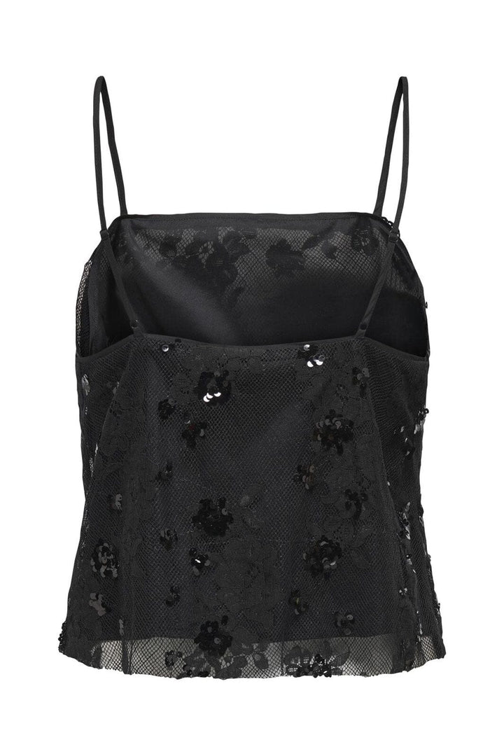 Only - Onlsinna Lace Singlet Xt - 4838740 Black