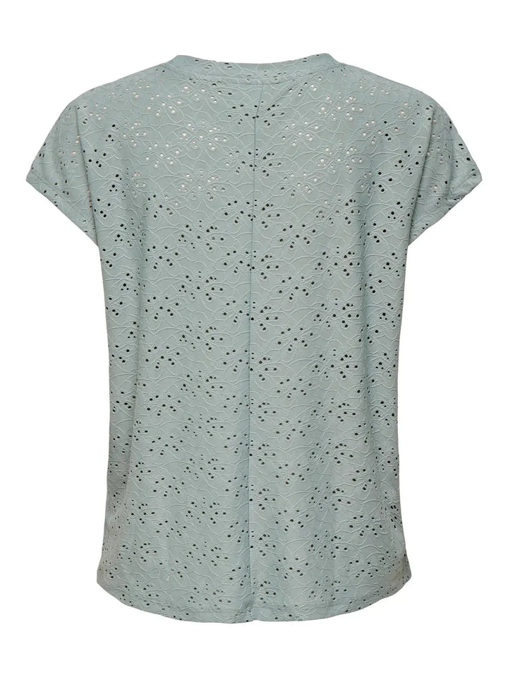Only - Onlsmilla Life S/S Top - 4732133 Abyss T-shirts 