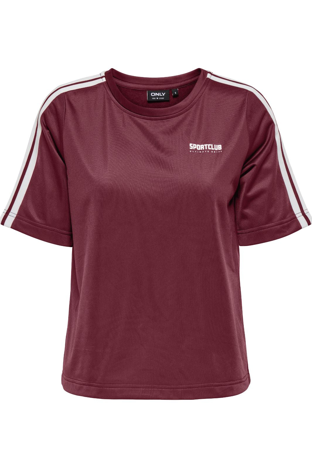Only - Onlsports S/S O-Neck Top Ub Swt - 4832814 Ruby Wine Championship Sweatshirts 