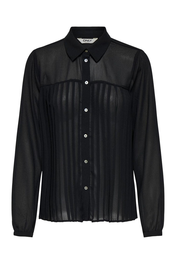 Only - Onlstar Life L/S Sage Shirt - 4883798 Black