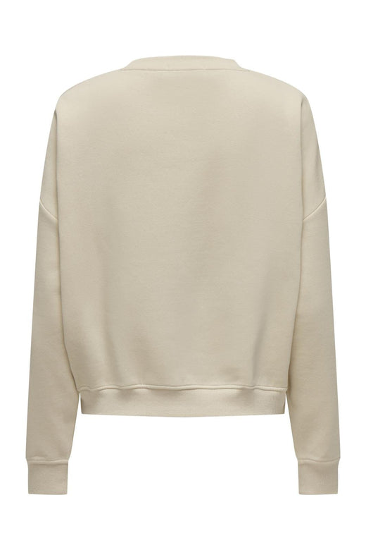 Only - Onlsweat Life L/S Crew O.Size State - 4552606 Birch San Diego