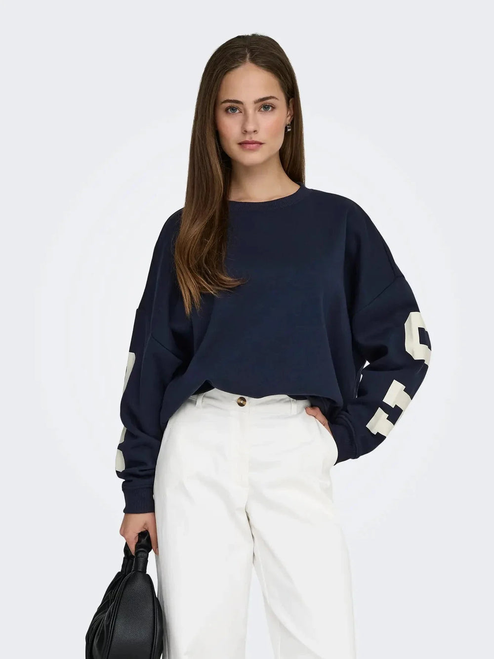 Only - Onlsweat L/S Back/Sleeve Print Swt - 4980943 Night Sky Birch Houston Print Sweatshirts 