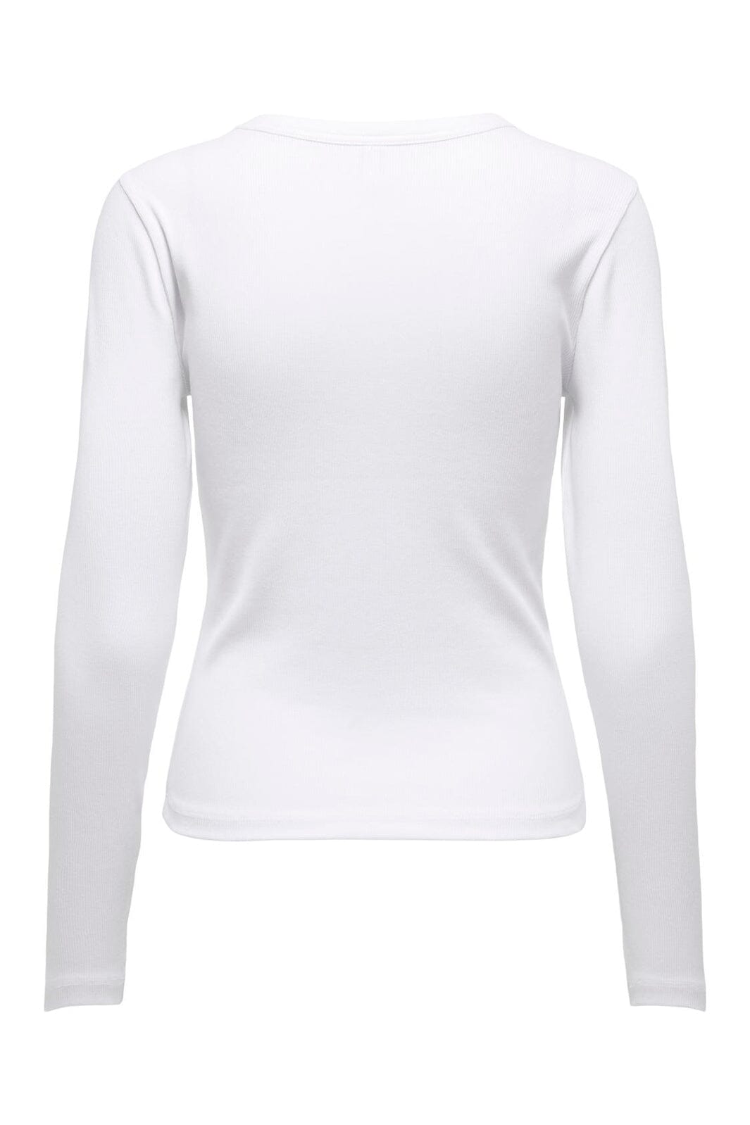 Only - Onlval L/S O-Neck Top - 4982408 Bright White