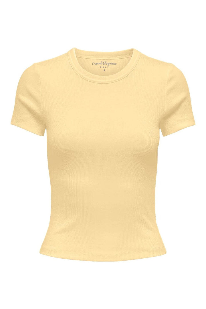 Only - Onlval S/S O-Neck Top - 4989060 Sunlight