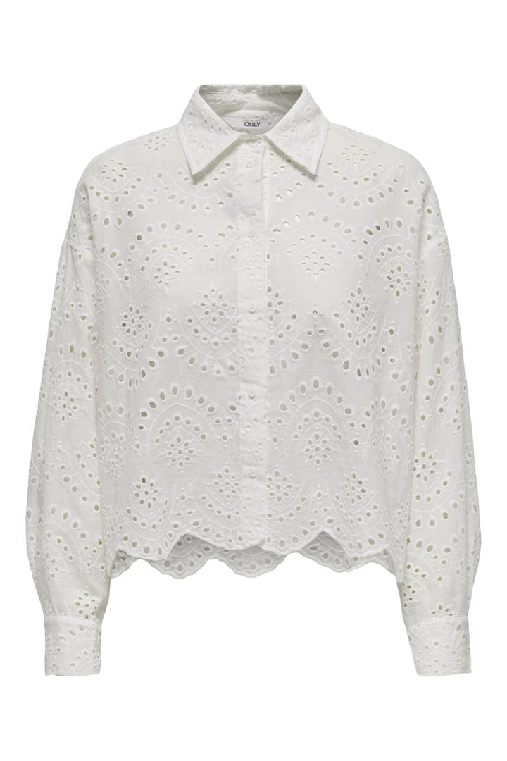 Only - Onlvalais L/S Shirt - 3996101 Cloud Dancer