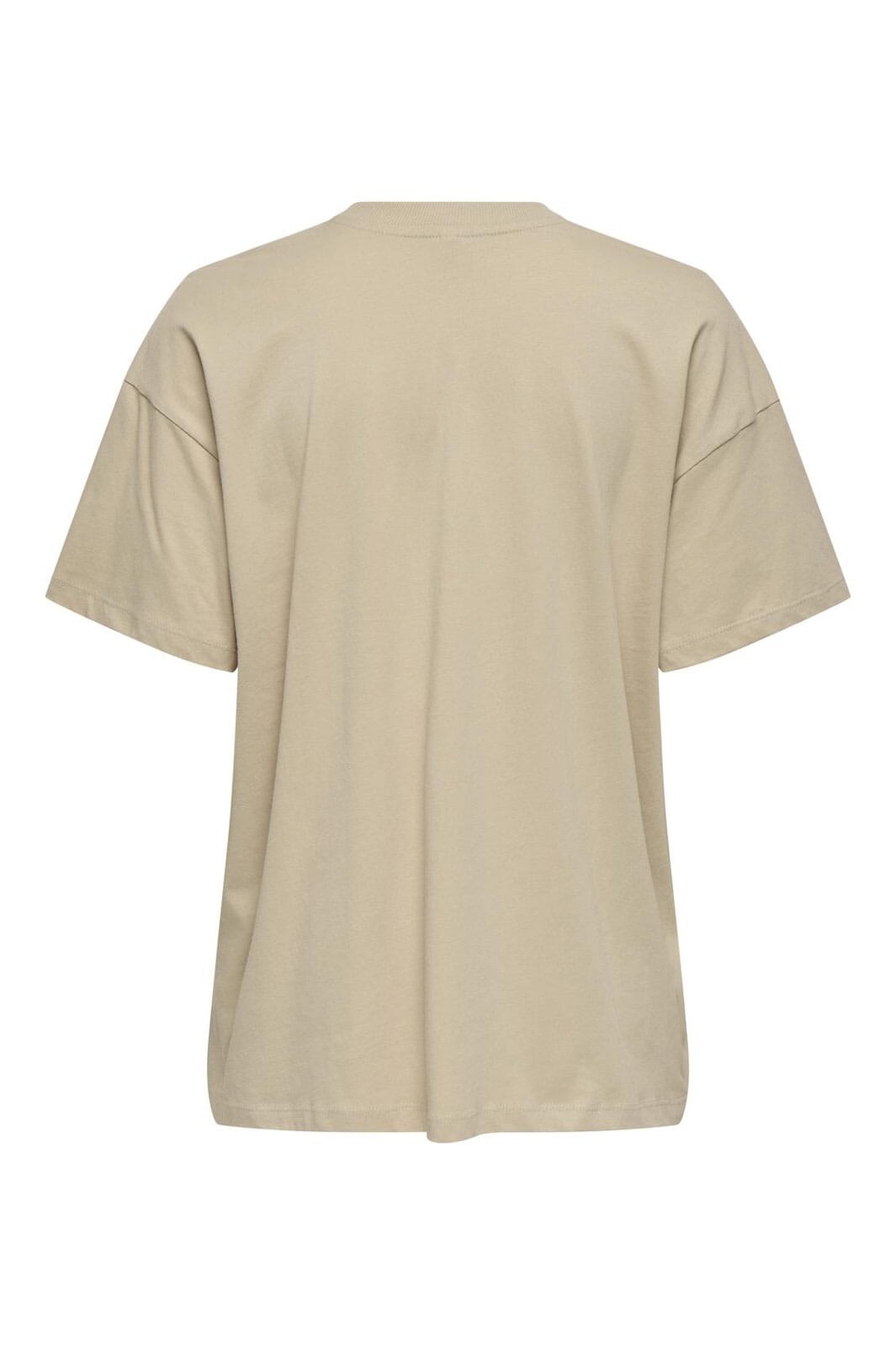 Only - Onlvivvi Life S/S Lovely Top - 4897138 Humus Caffe