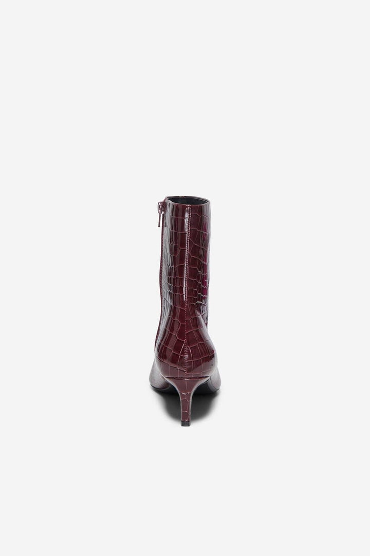 Only Shoes - Onlbrixton-2 Short Boot - 5078770 Fig Patent Croc