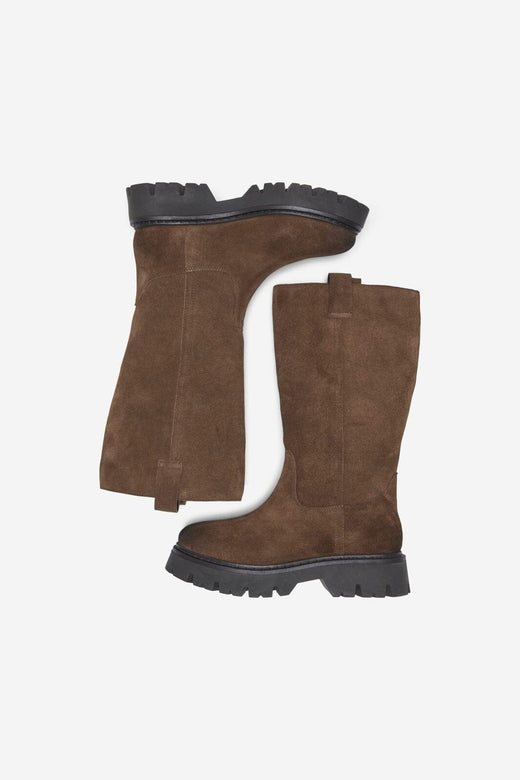 Only Shoes - Onlea Leather High Boot - 5079620 Brown Stone