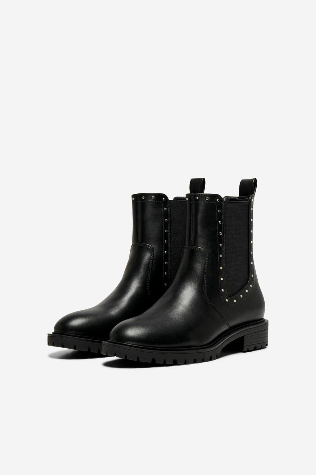 Only Shoes - Onltina-13 Studded Chelsea Boot - 4565590 Black