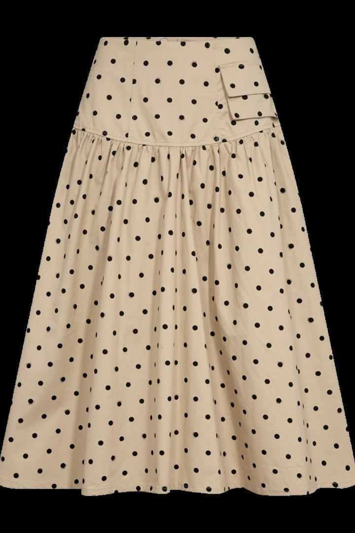 Copenhagen Muse - Cmdottie-skirt 211559 - 8744 Angora W, Black