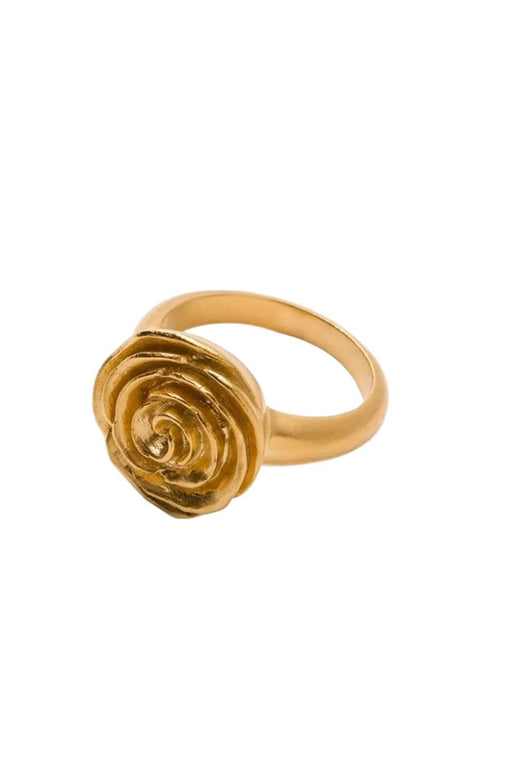 Pernille Corydon Jewellery - Rose Ring r-537-gp-59 - Gold Plated Recycled Sterling Silver Ringe 