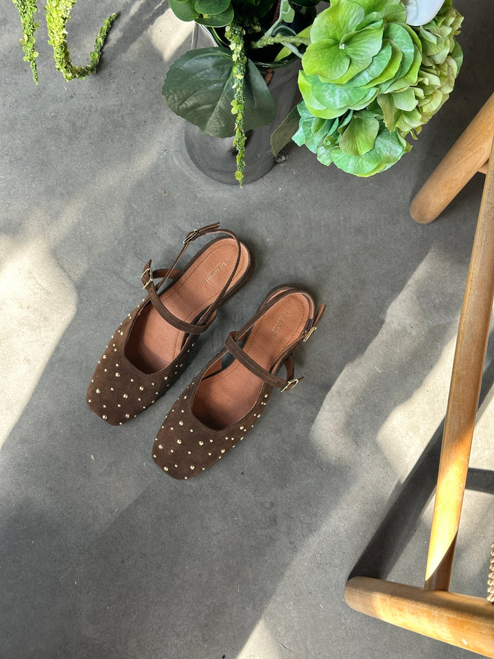 Phenumb Copenhagen - Advance S Suede PB-D07-ADVAN-S - Mocca Ballerinaer 