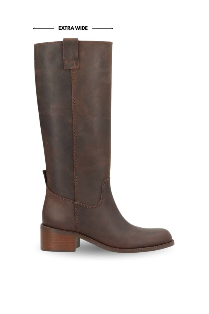 Phenumb Copenhagen - Martina Long Wix Leather PB-D07-MARTIEW - Chocolat Støvler 