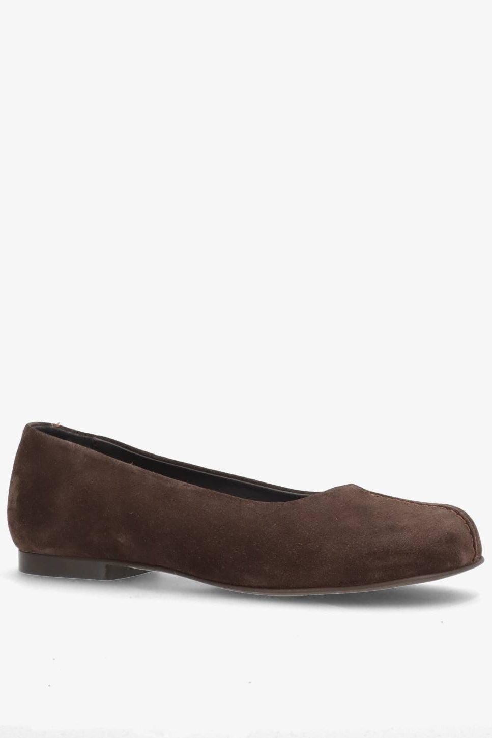 Phenumb Copenhagen - Whisbare S Suede Pb-Wb_s - Brown Dark Ballerinaer 