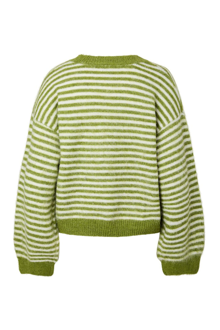 Pieces - Pcada Ls O-Neck Knit - 5140017 Woodbine Cloud Dancer