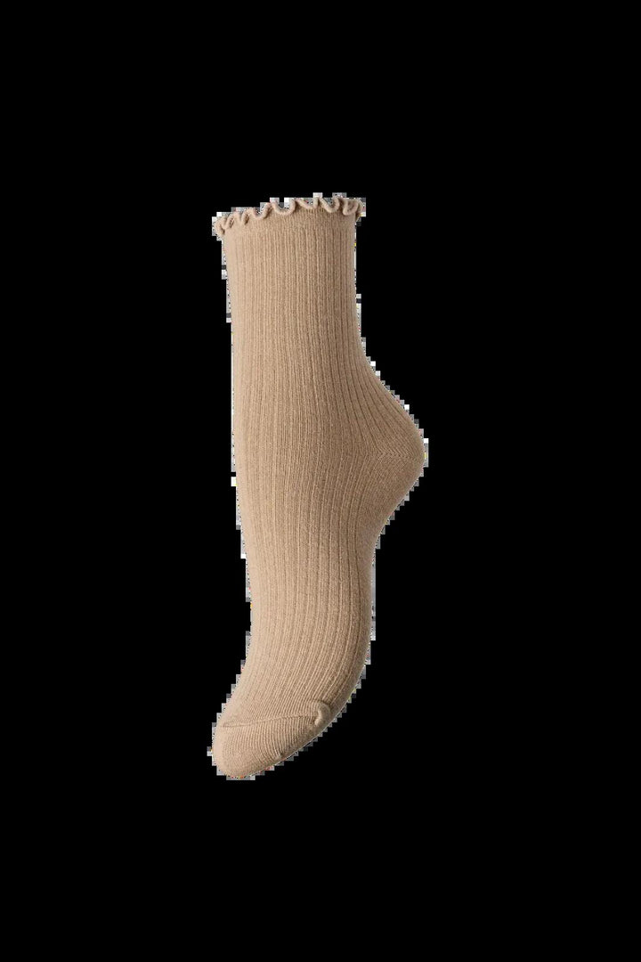 Pieces - Pcafia Socks - 4661792 Crockery Strømper 