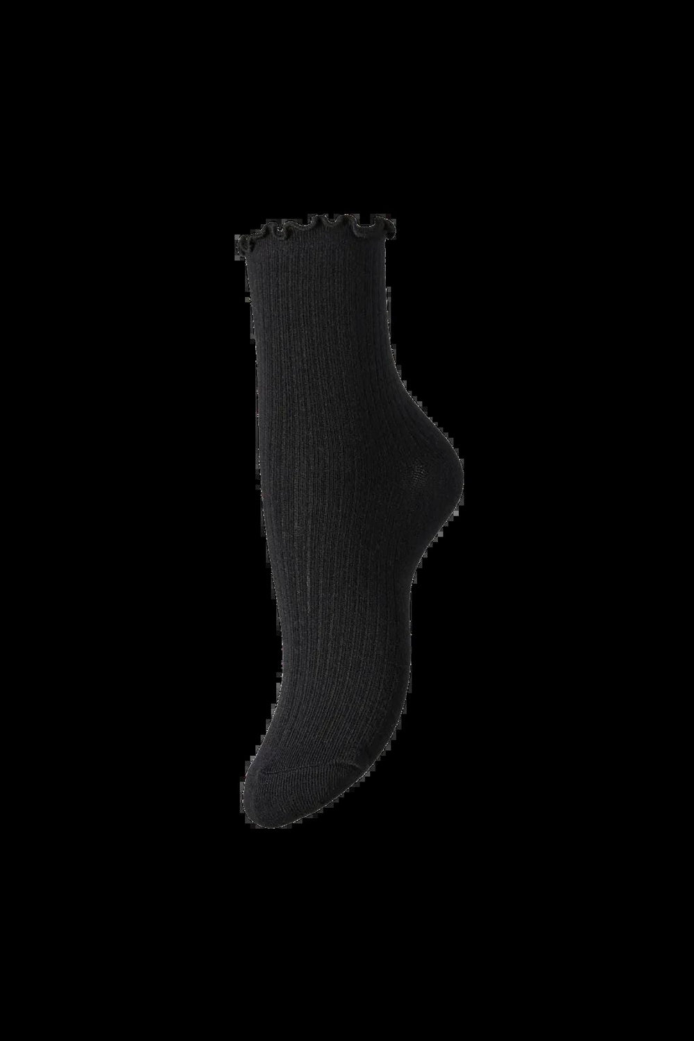 Pieces - Pcafia Socks - 4661794 Black Strømper 