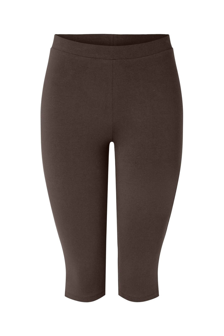 Pieces - Pcalli Capri Leggins Dm - 5260916 Hot Fudge