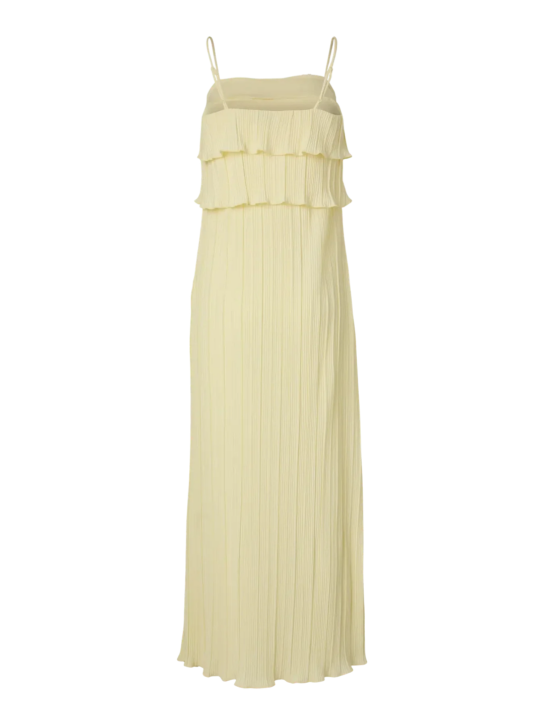 Pieces - Pcamber Sl Ankle Layred Dress Kca - 5048789 French Vanilla Kjoler 