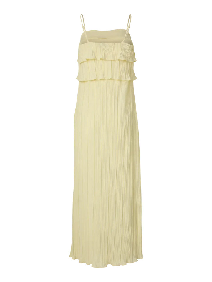 Pieces - Pcamber Sl Ankle Layred Dress Kca - 5048789 French Vanilla Kjoler 