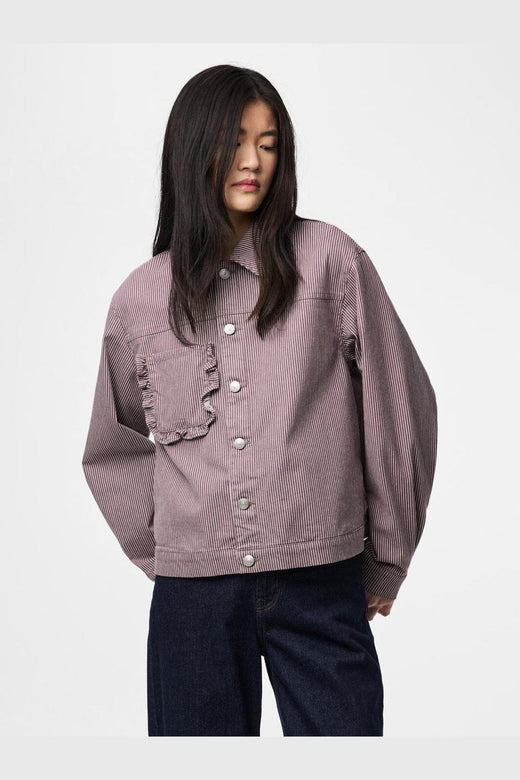 Pieces - Pcbillo Ls Denim Jacket - 4972496 Sparrow Cloud Dancer