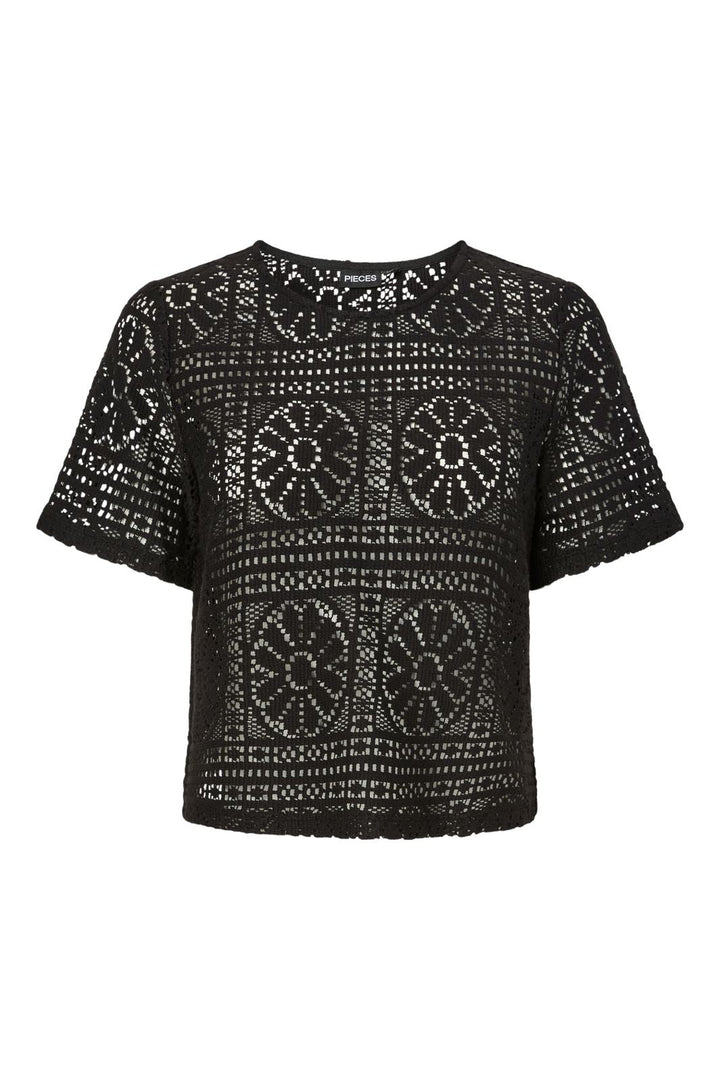 Pieces - Pcbonnie Ss Top - 4938849 Black