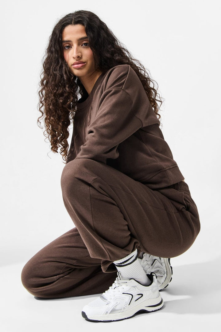 Pieces - Pcchilli Straight Sweat Pants - 4802328 Hot Fudge