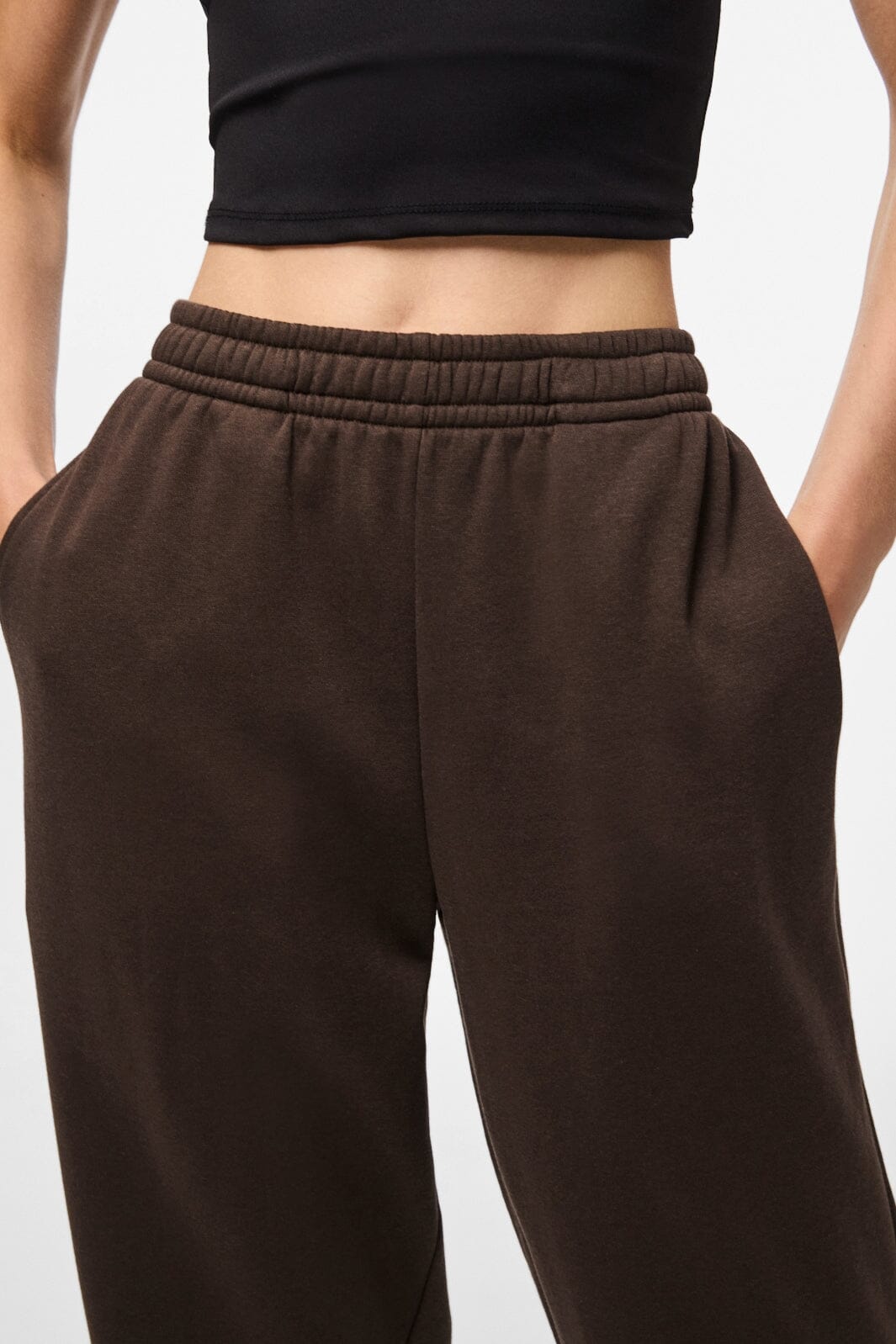 Pieces - Pcchilli Straight Sweat Pants - 4802328 Hot Fudge