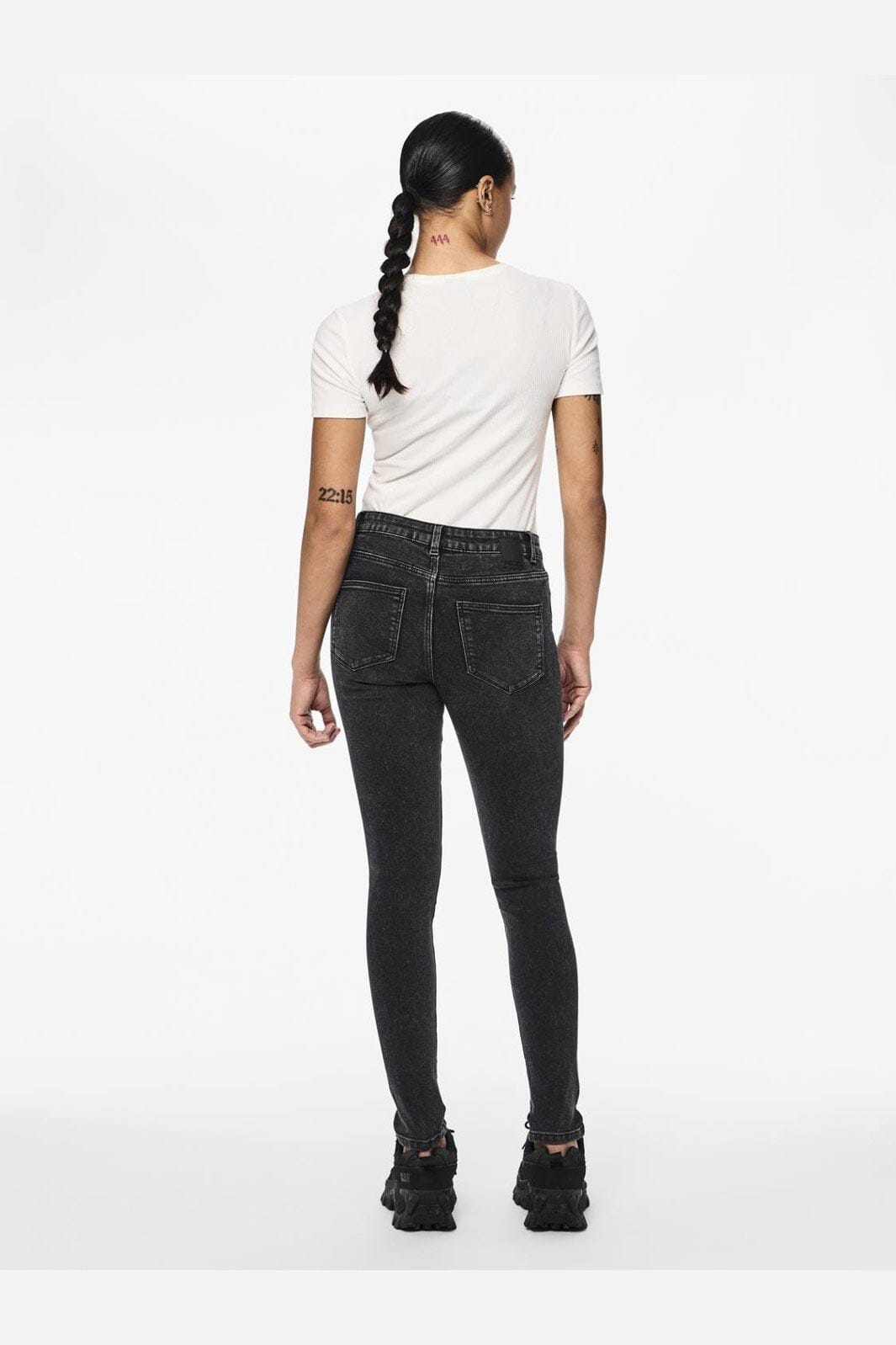 Pieces - Pcdana Skinny Jeans Dg202 - 4591480 Dark Grey Denim