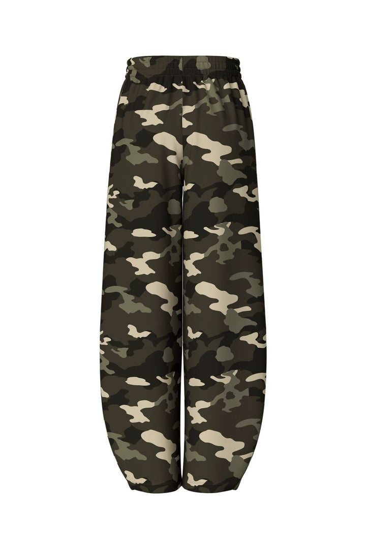 Pieces - Pcfia Filucca Wide Pants - 5200944 Hot Fudge Camouflage