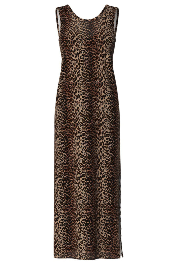 Pieces - Pcflora Sl Maxi Dress - 4699166 Black Leo